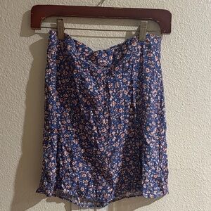 Madewell Floral Mini Skirt